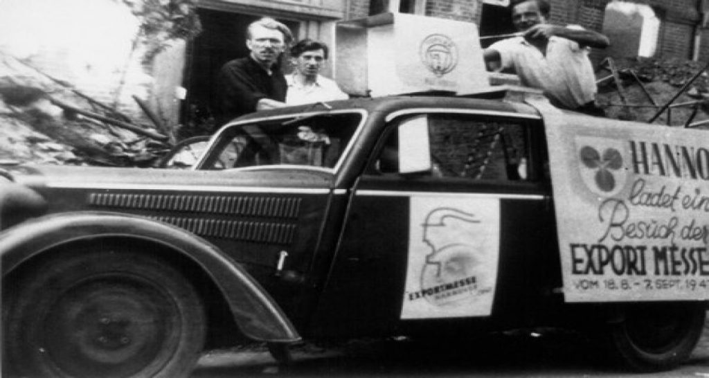Mercedes à la foire d’Hanovre 1949