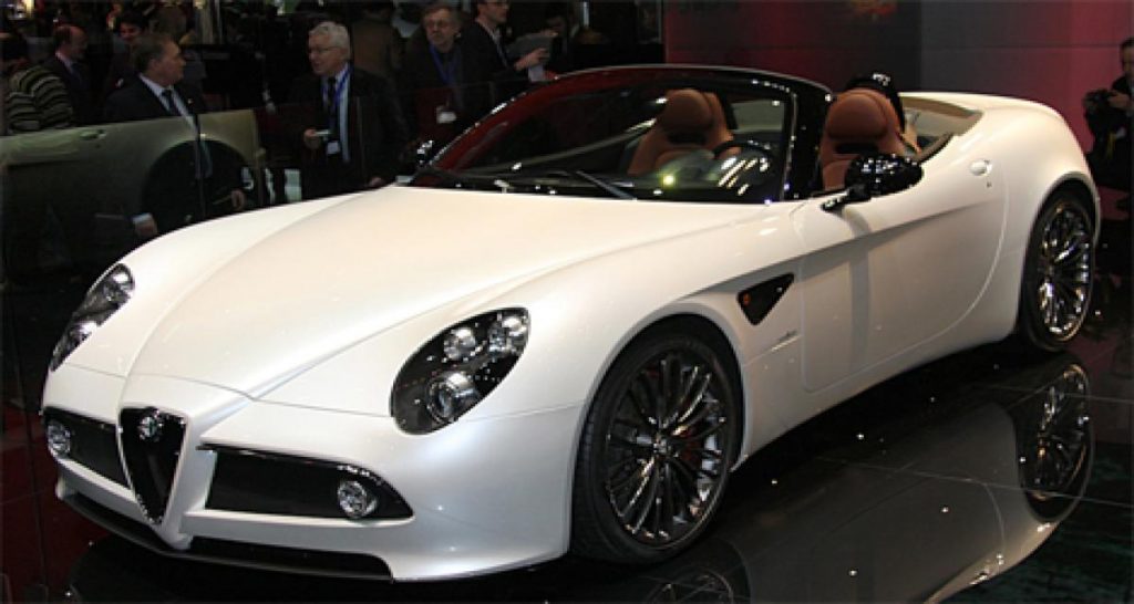 L’Alfa Romeo 8C Spider aussi à Goodwood