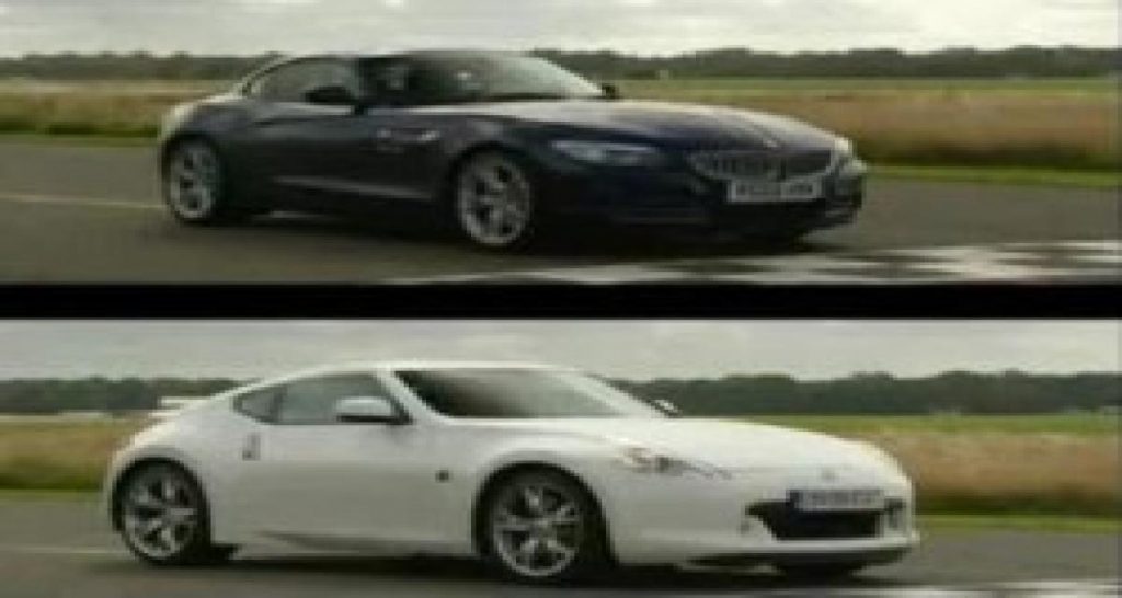 Top Gear : la BMW Z4 opposée à la Nissan 370Z