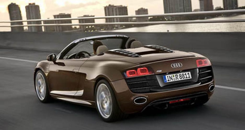 Francfort 2009 : Audi R8 Spider en avance