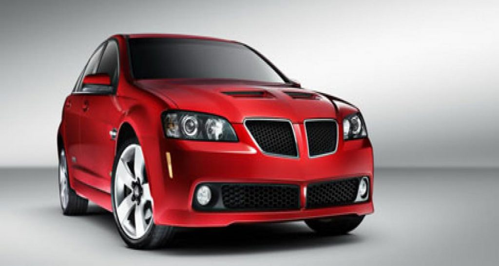 Holden recycle la Pontiac G8