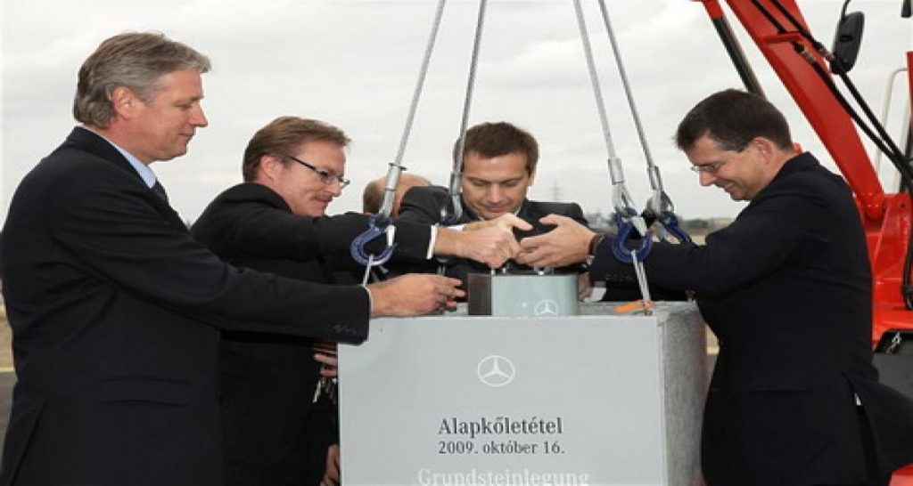 L’usine Mercedes en Hongrie sort de terre