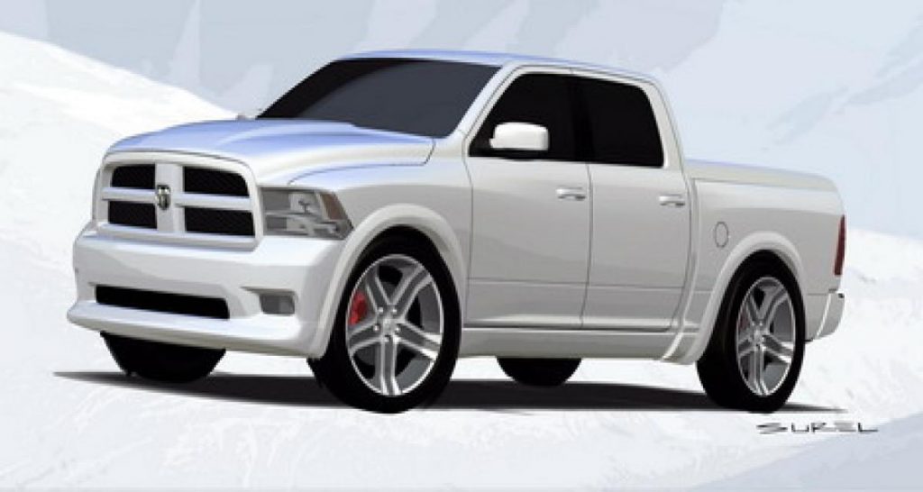 SEMA Show 2009 : Dodge Ram Bianco