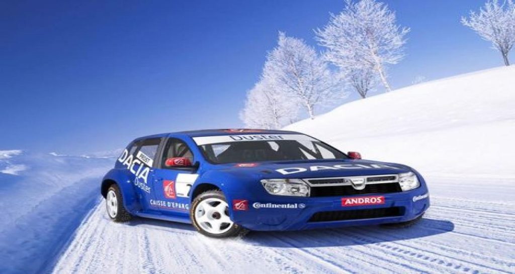 Le Dacia Duster au Trophée Andros avec Alain Prost