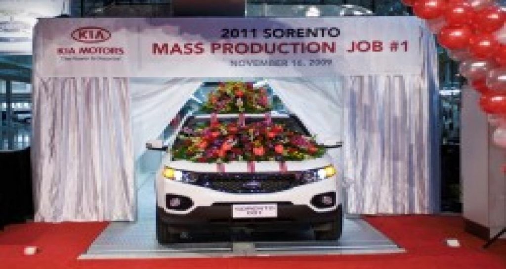 Le premier Kia Sorento produit aux USA