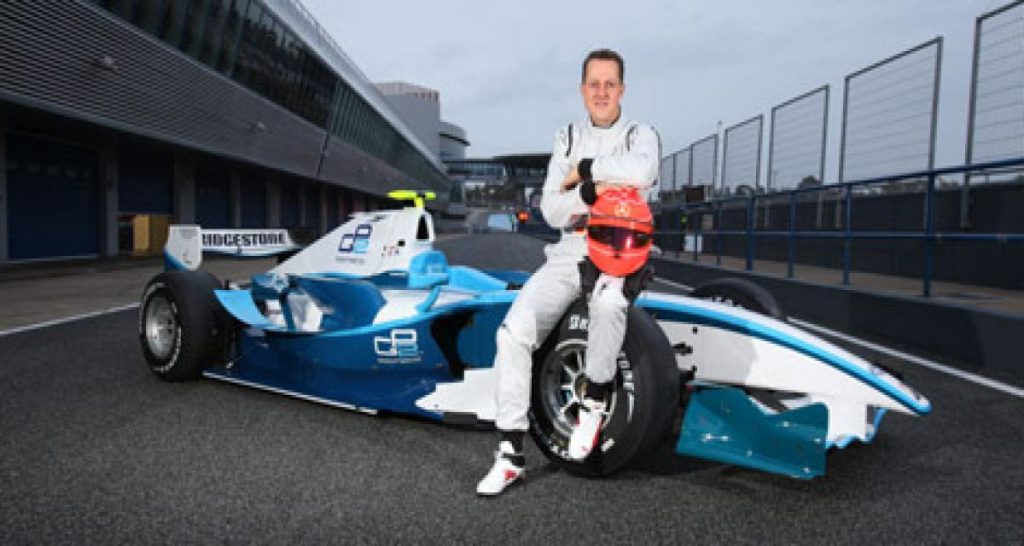 Schumacher dans une GP2 à Jerez
