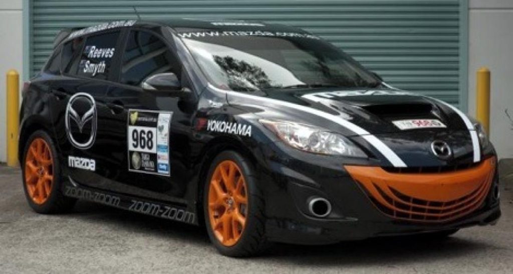La Mazda3 en compétition à la Targa Tasmania 2010