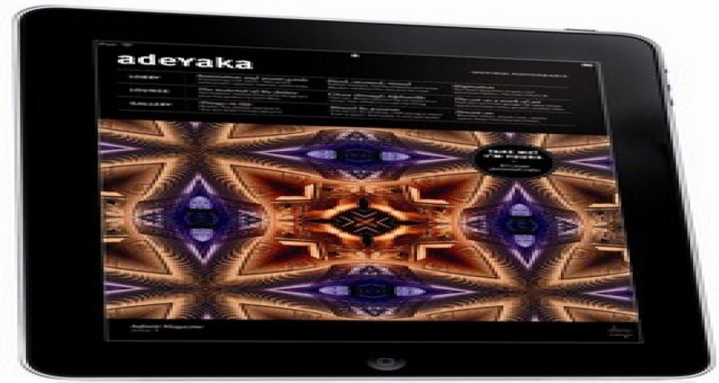 Infiniti : le magazine Adeyaka sur Ipad