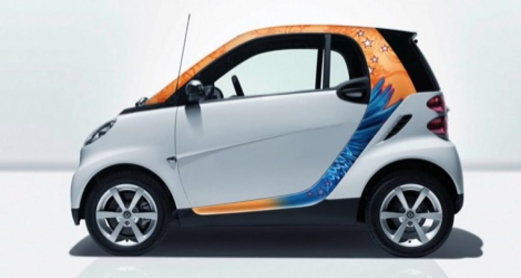 La Smart en Technicolor