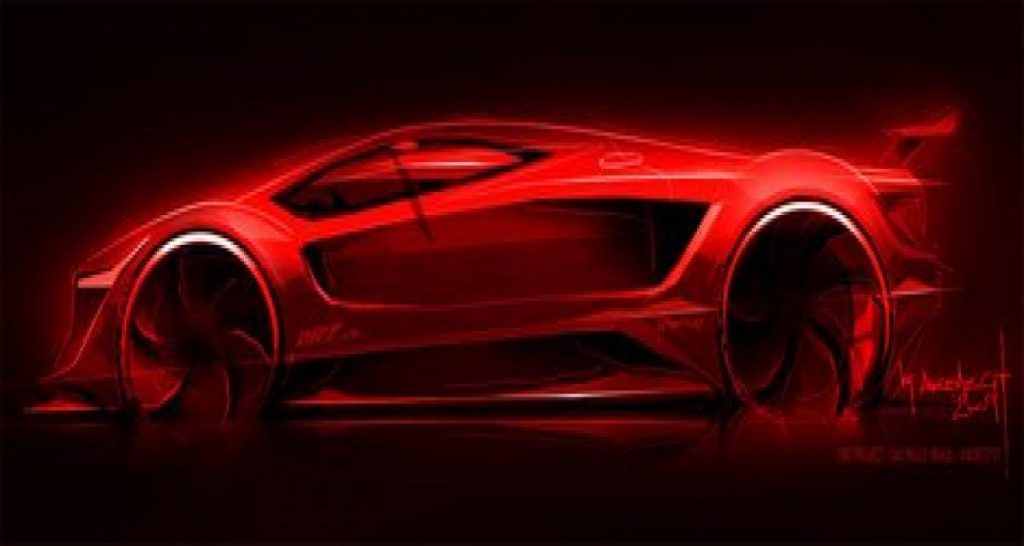 Amoritz GT DR7 : supercar auriverde virtuelle