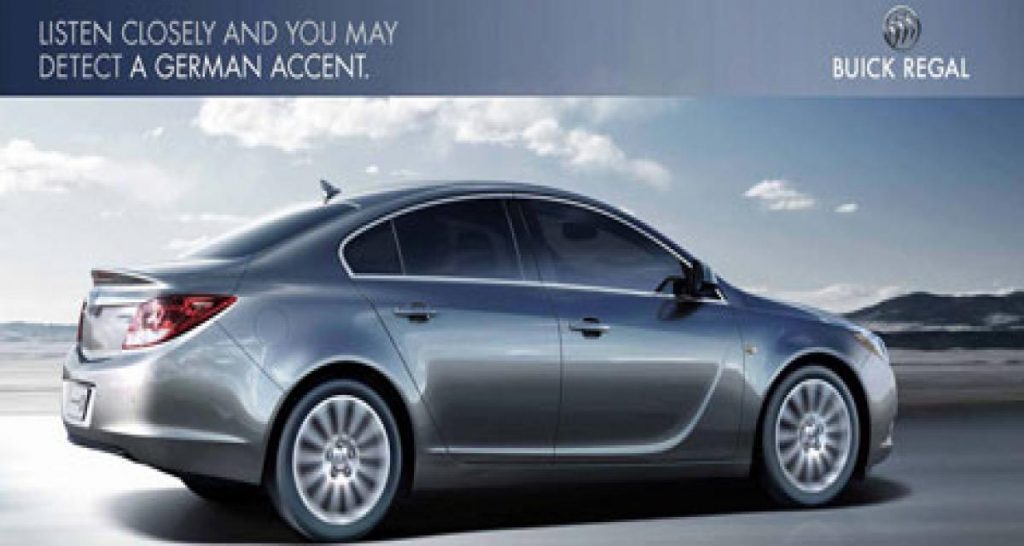 La Buick Regal affiche ses origines
