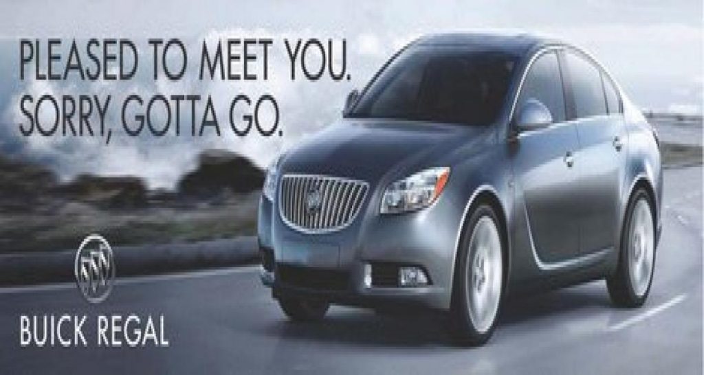 Buick Regal : le spot américano-allemand Autobahn