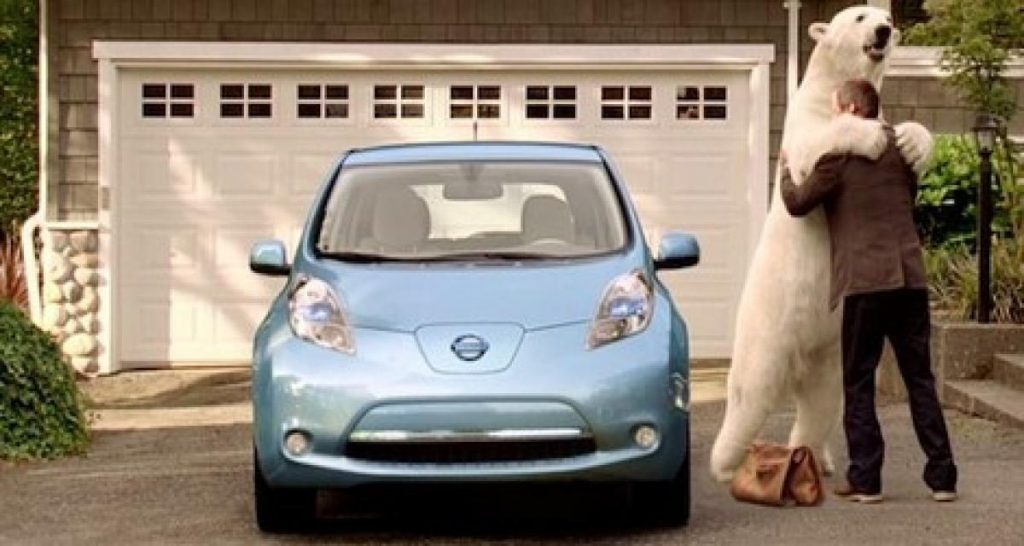 Sauvez les ours polaires, pensez Nissan Leaf