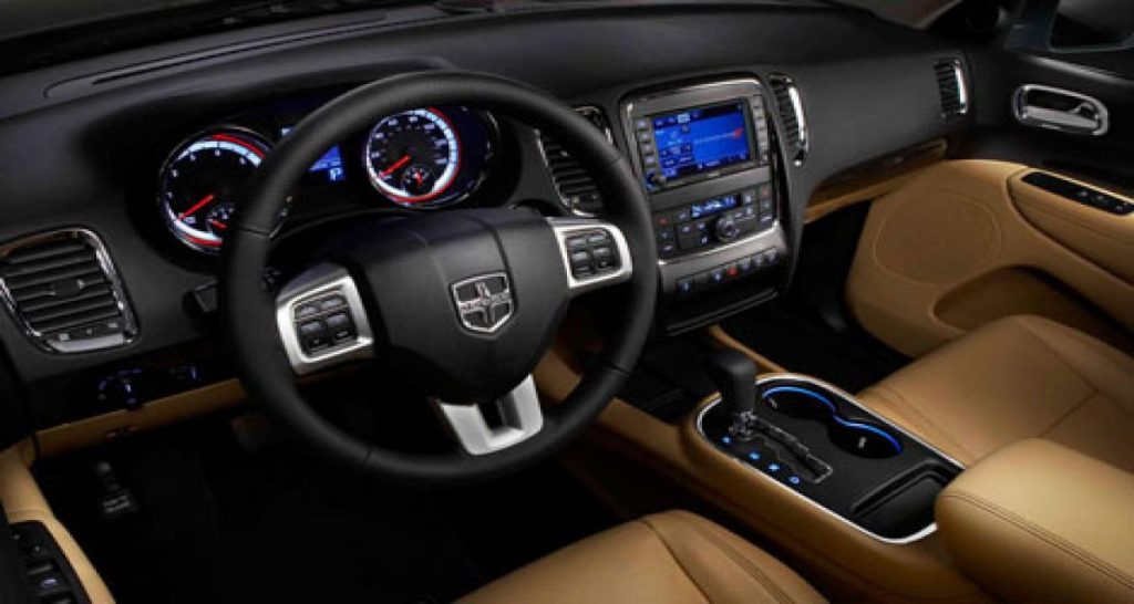A bord du Dodge Durango