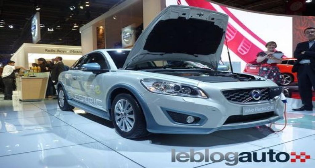 Mondial Auto Paris 2010 live : Volvo C30 Electric