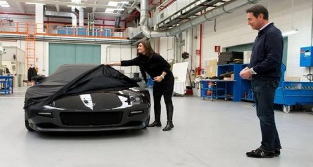 Michael Stoschek touche les clefs de sa Lancia Stratos