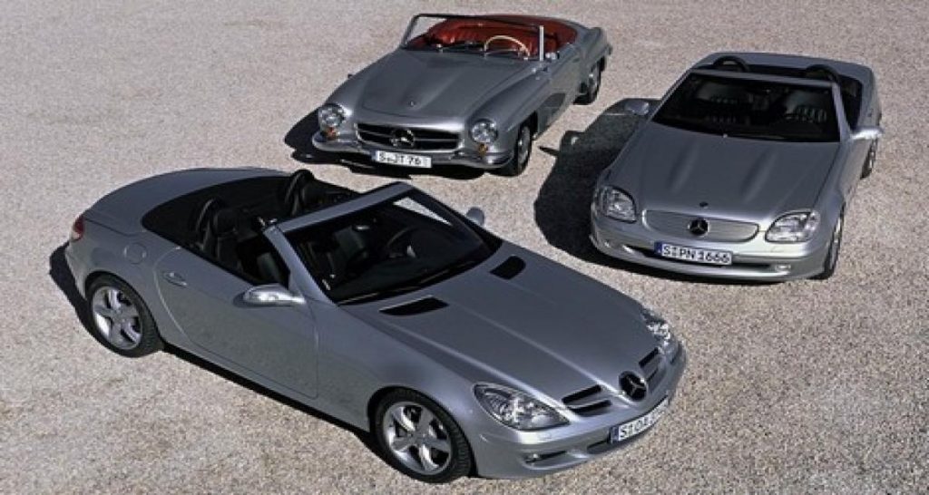 15 ans de petits roadsters Mercedes