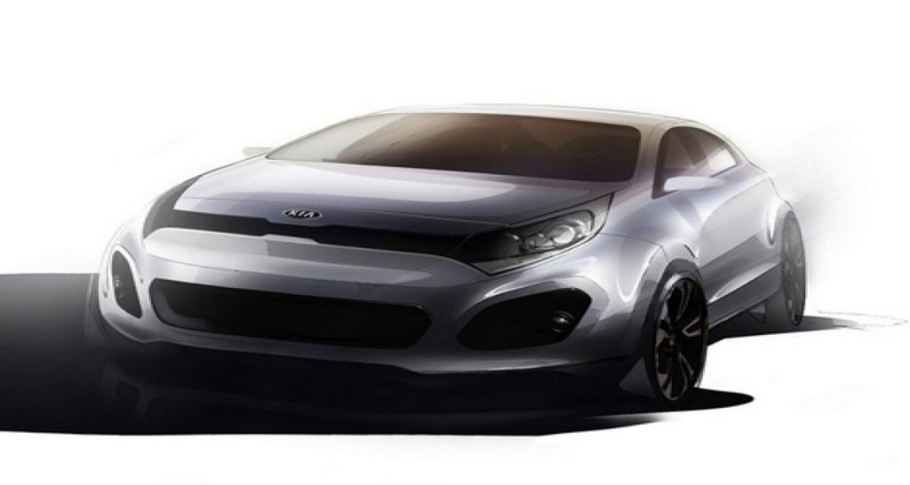 Esquisses officielles de la future Kia Rio