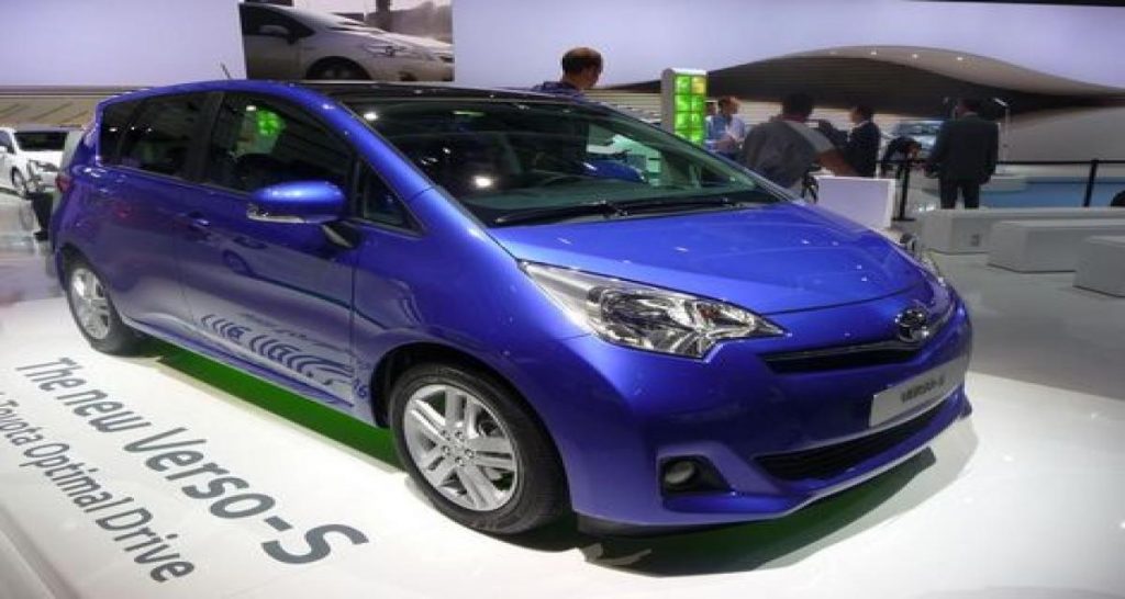 Zoom sur l’intérieur de la Toyota Verso-S