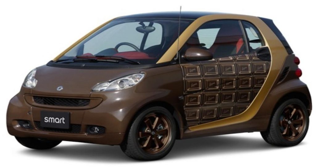 Une Smart au chocolat pour le Japon