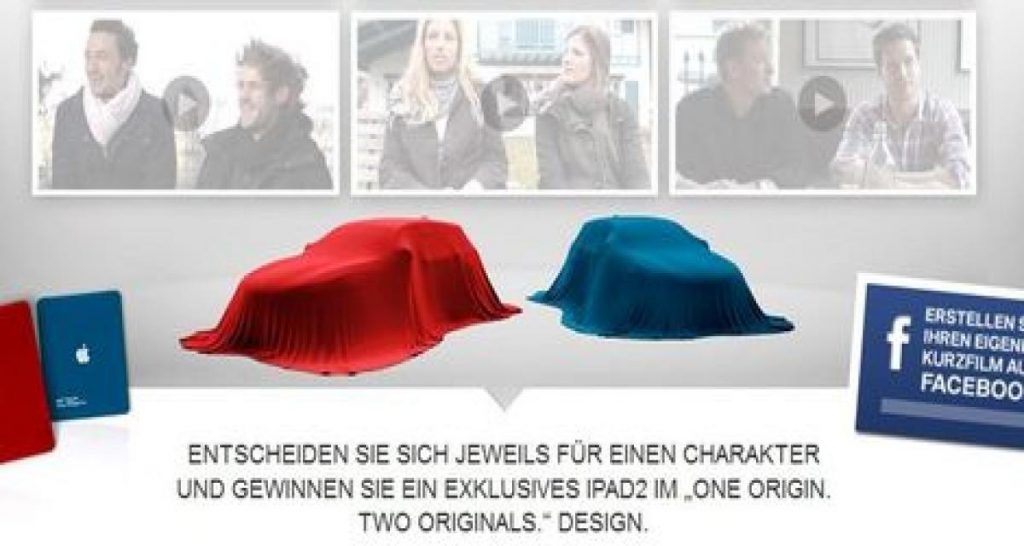 La future BMW Série 1 en campagne de pub….