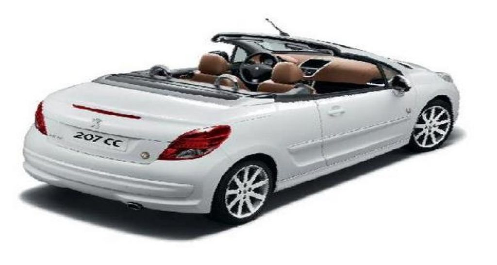 Pour la porte d’Auteuil : Peugeot 207 CC Roland-Garros