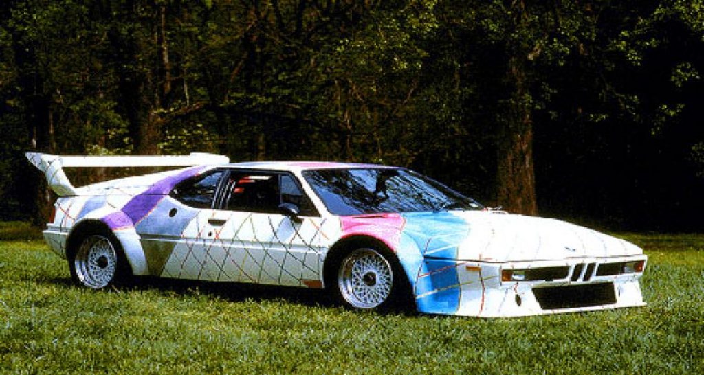 Une BMW M1 Art Car par Frank Stella aux enchères