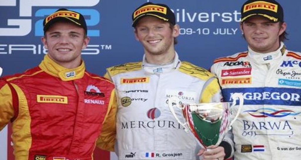 GP2: Romain Grosjean remporte la seconde course à Silverstone