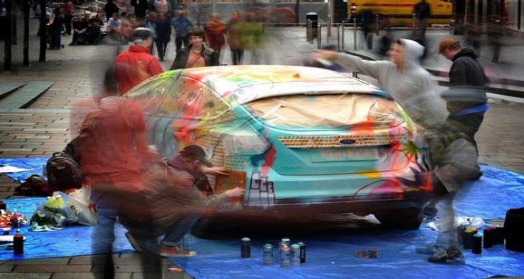 Ford Focus Art Car : compacte peinturlurée
