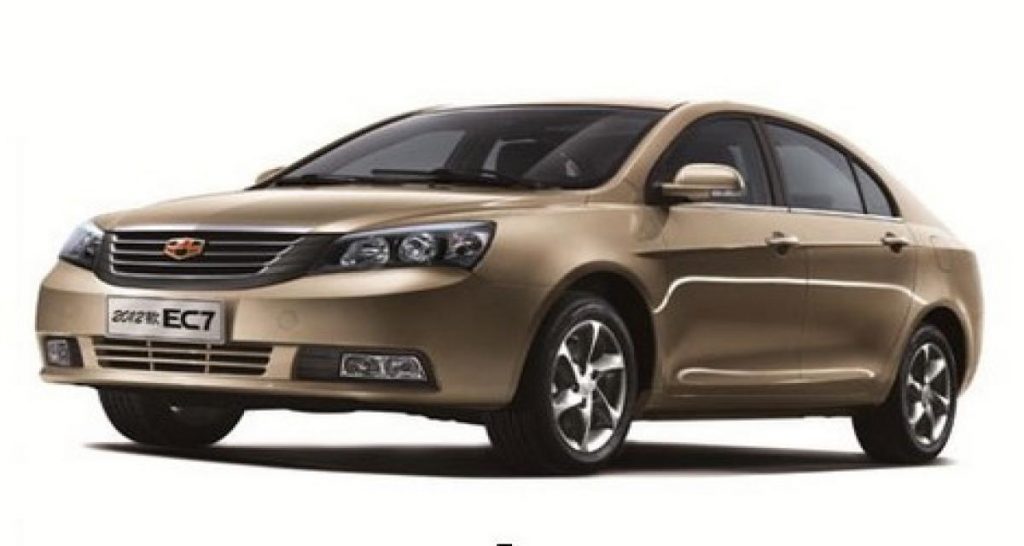 Geely Emgrand EC7 « 2012 »: deuxième tentative