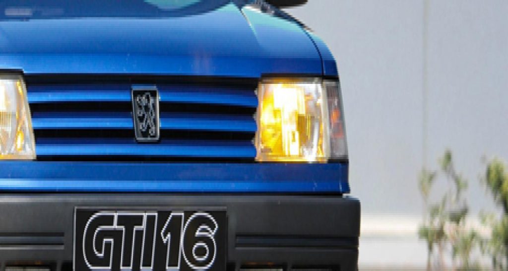 La photo du jour : Peugeot 309 GTi 16