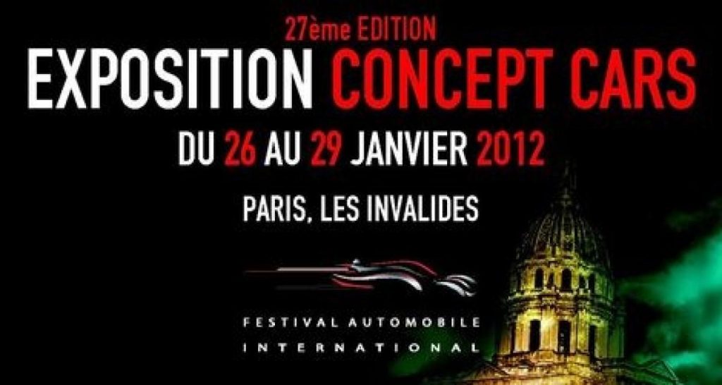 Exposition « Concept Cars » aux Invalides du 26 au 29 janvier