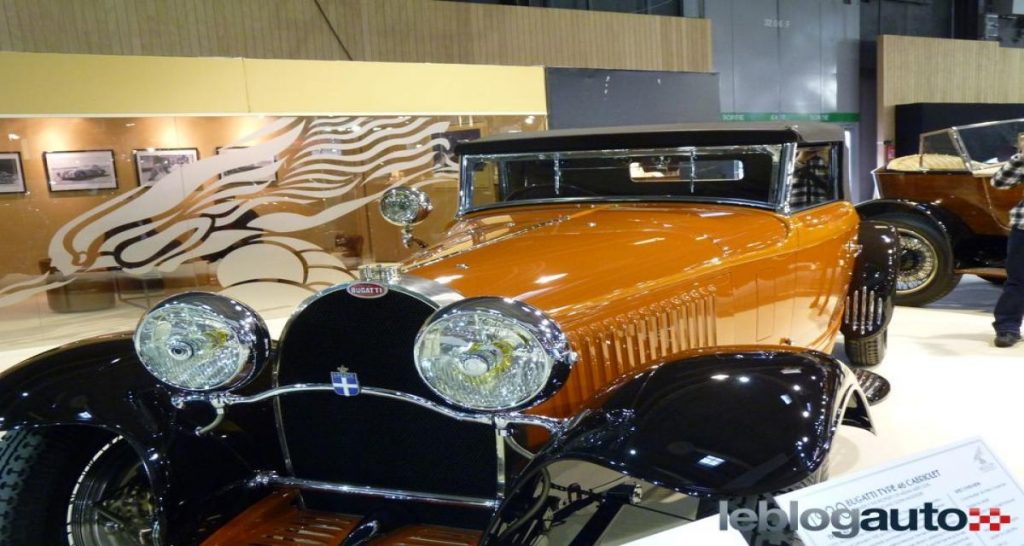 Rétromobile 2012 live : Bugatti Type 46 Cabriolet