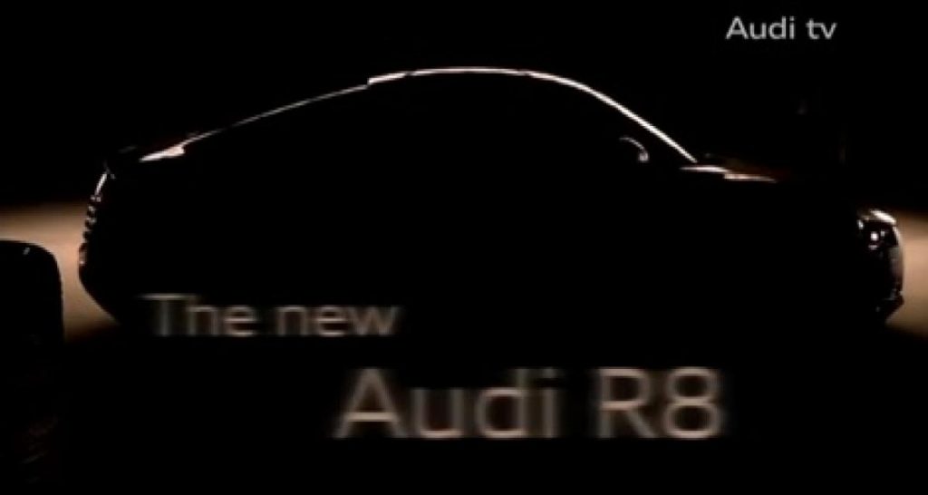Un entr’aperçu de l’Audi R8 restylée