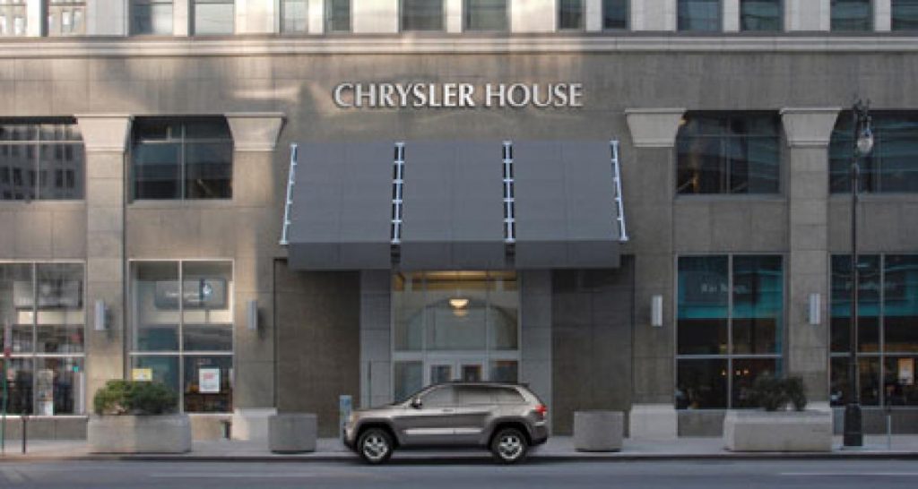 Chrysler s’installe dans le centre de Détroit