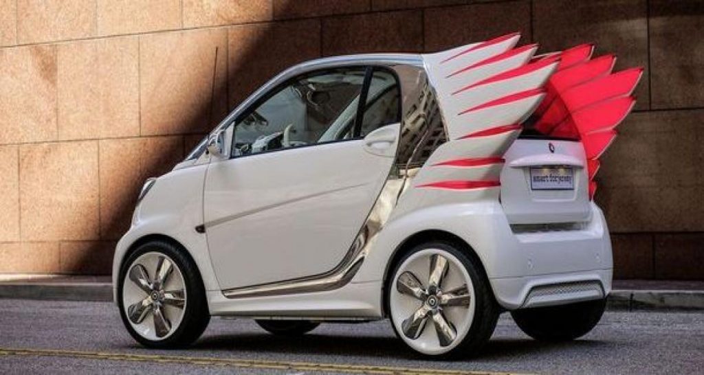 Smart Fortwo ED par Jeremy Scott : cygne roulant en édition limitée
