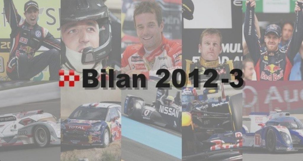 Bilan 2012 : Pilote et voiture de course de l’année (sondage)