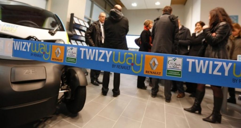 Une boutique pour le Twizy Way by Renault