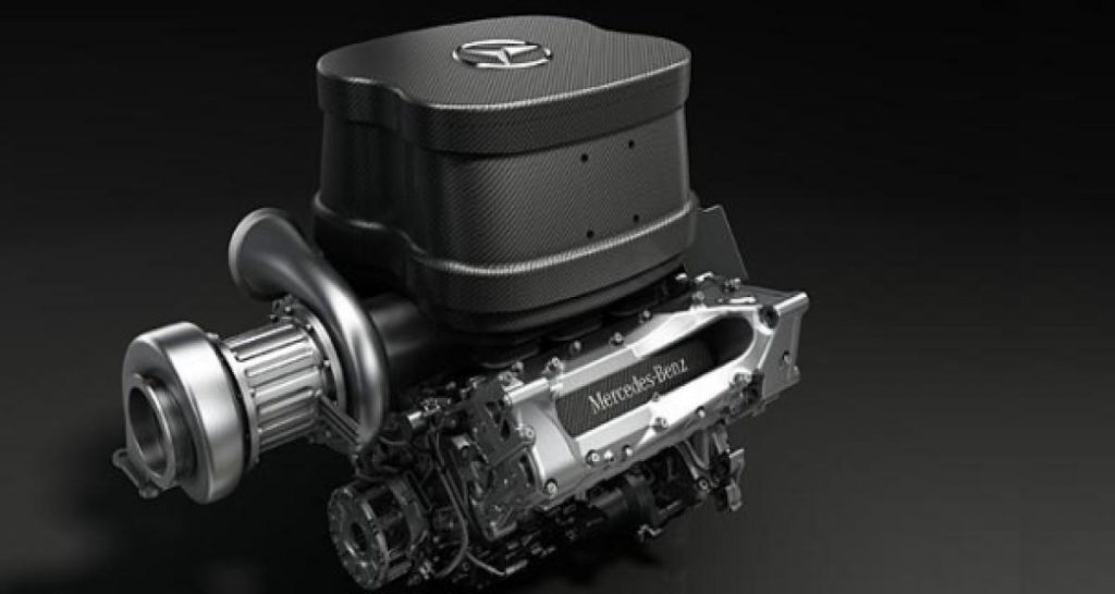 F1 : premières images du bloc Mercedes 2014