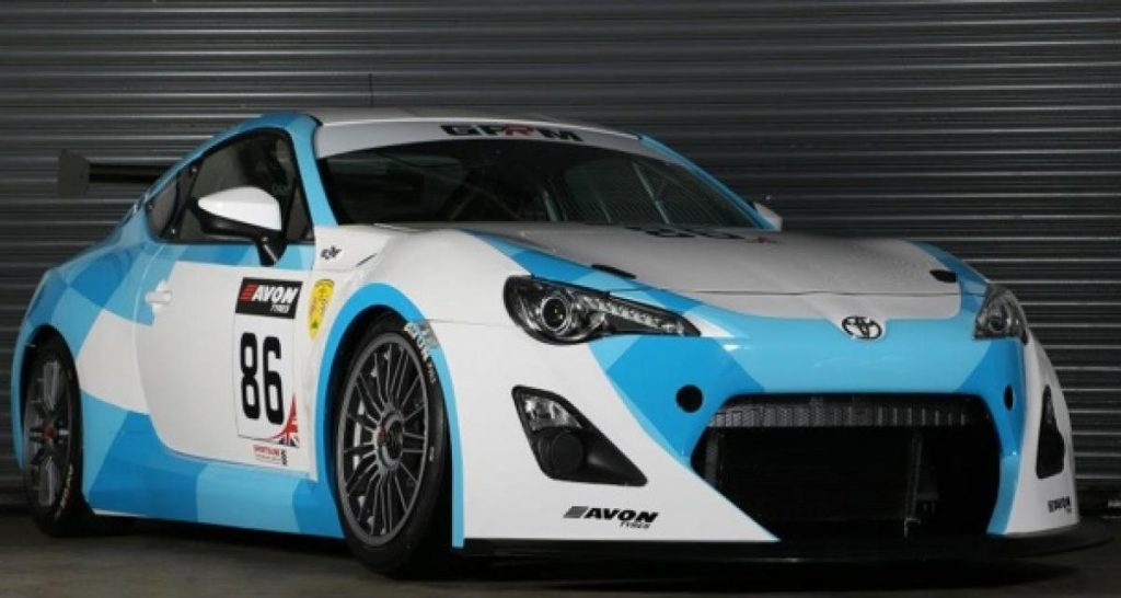 Une Toyota GT86 développée pour le GT4 en Grande-Bretagne