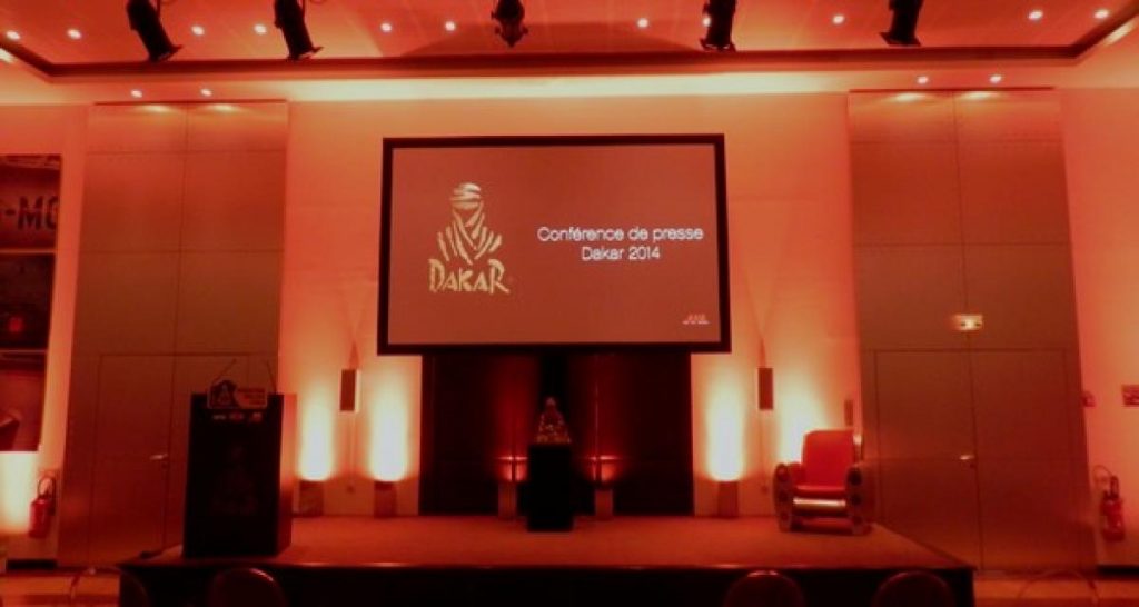 Présentation « live » du Dakar 2014