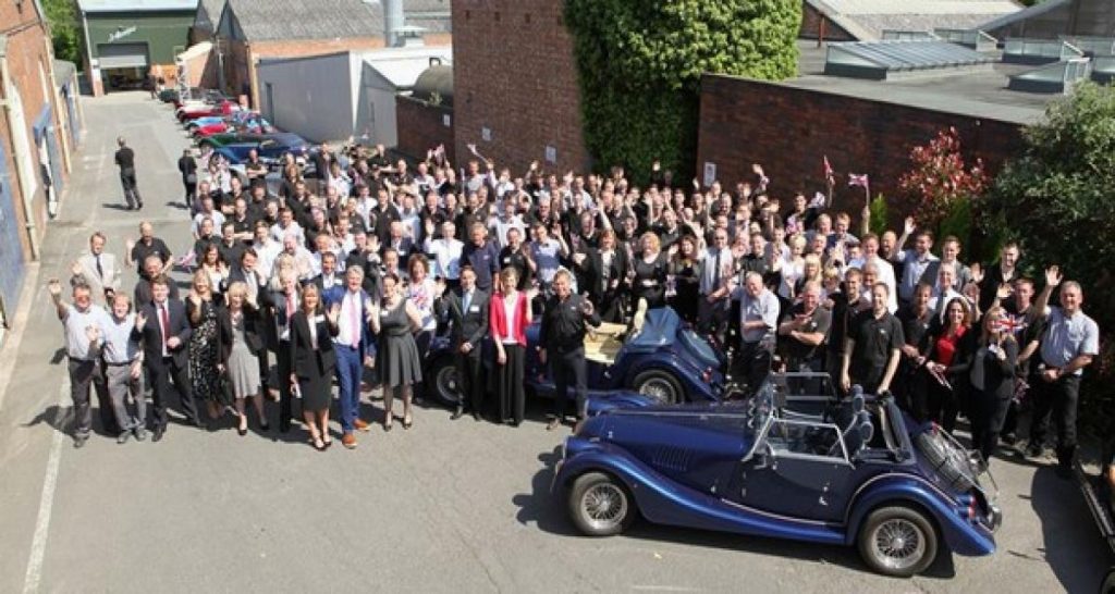 Le prince Charles en visite chez Morgan