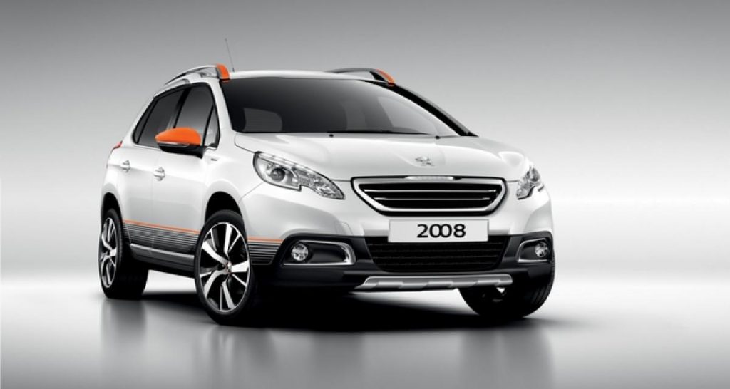 Peugeot 2008 Urban Cross : jaune ou orange