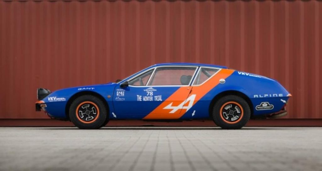 Une Alpine A310 1600 aux nouvelles couleurs Alpine