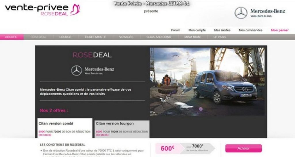 Mercedes Citan sur Vente Privée : le bilan