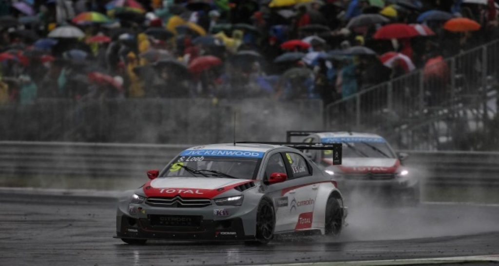 WTCC Slovaquie 2014 : Loeb, sous le déluge