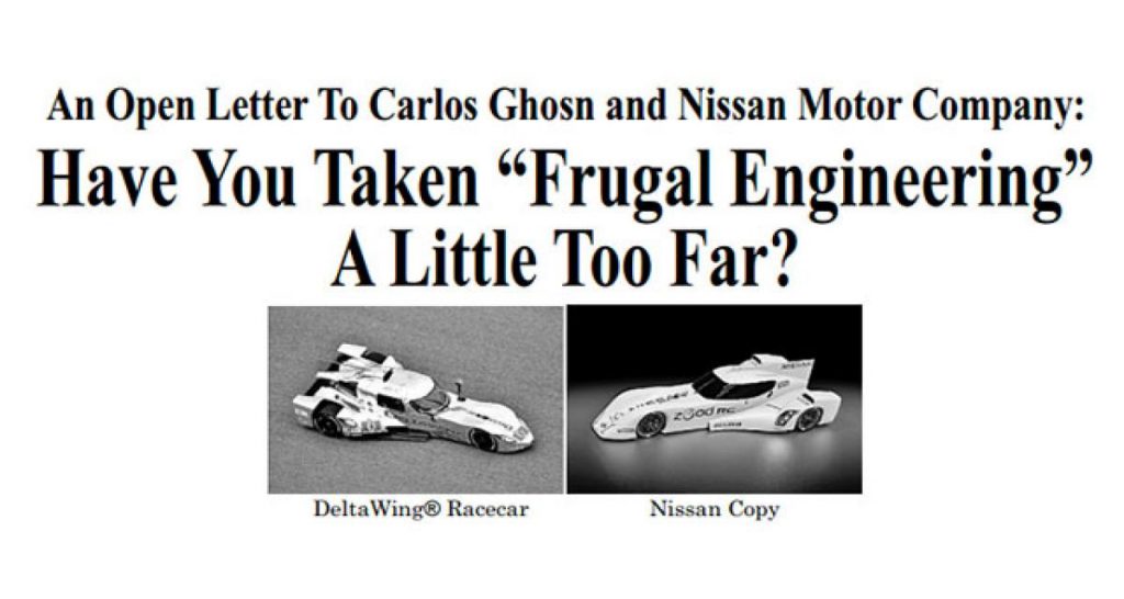 Don Panoz interpelle Nissan dans les journaux américains