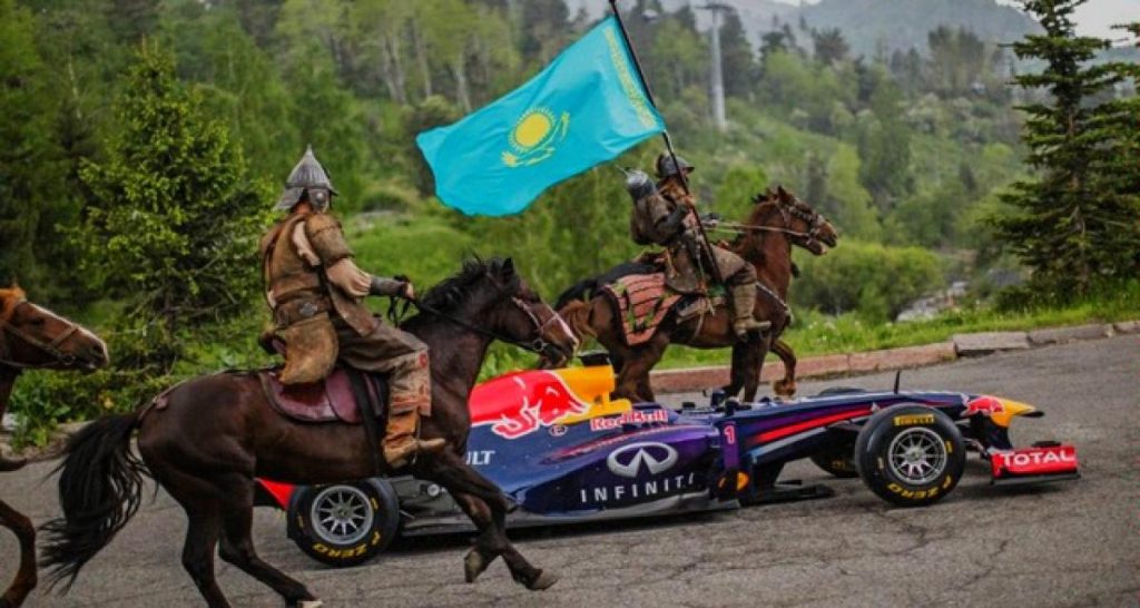 Red Bull au pays de Borat !