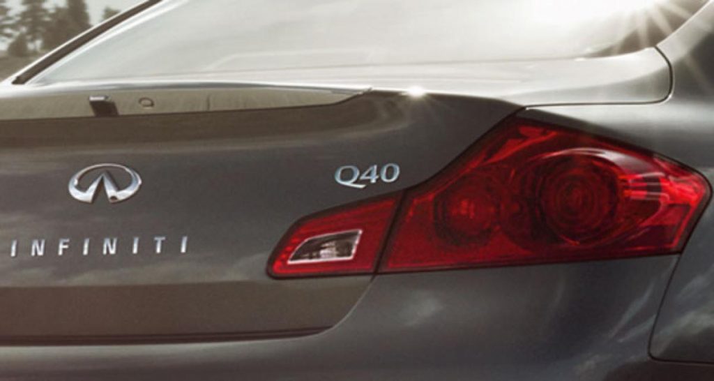 L’Infiniti G devient Q40