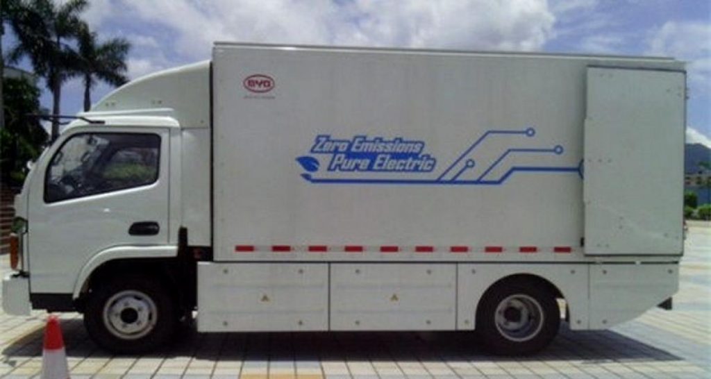 Byd T5, le camion électrique chinois
